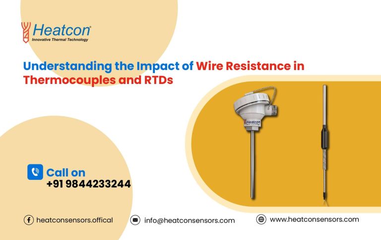 Wire resistance in thermocouples and RTDs.