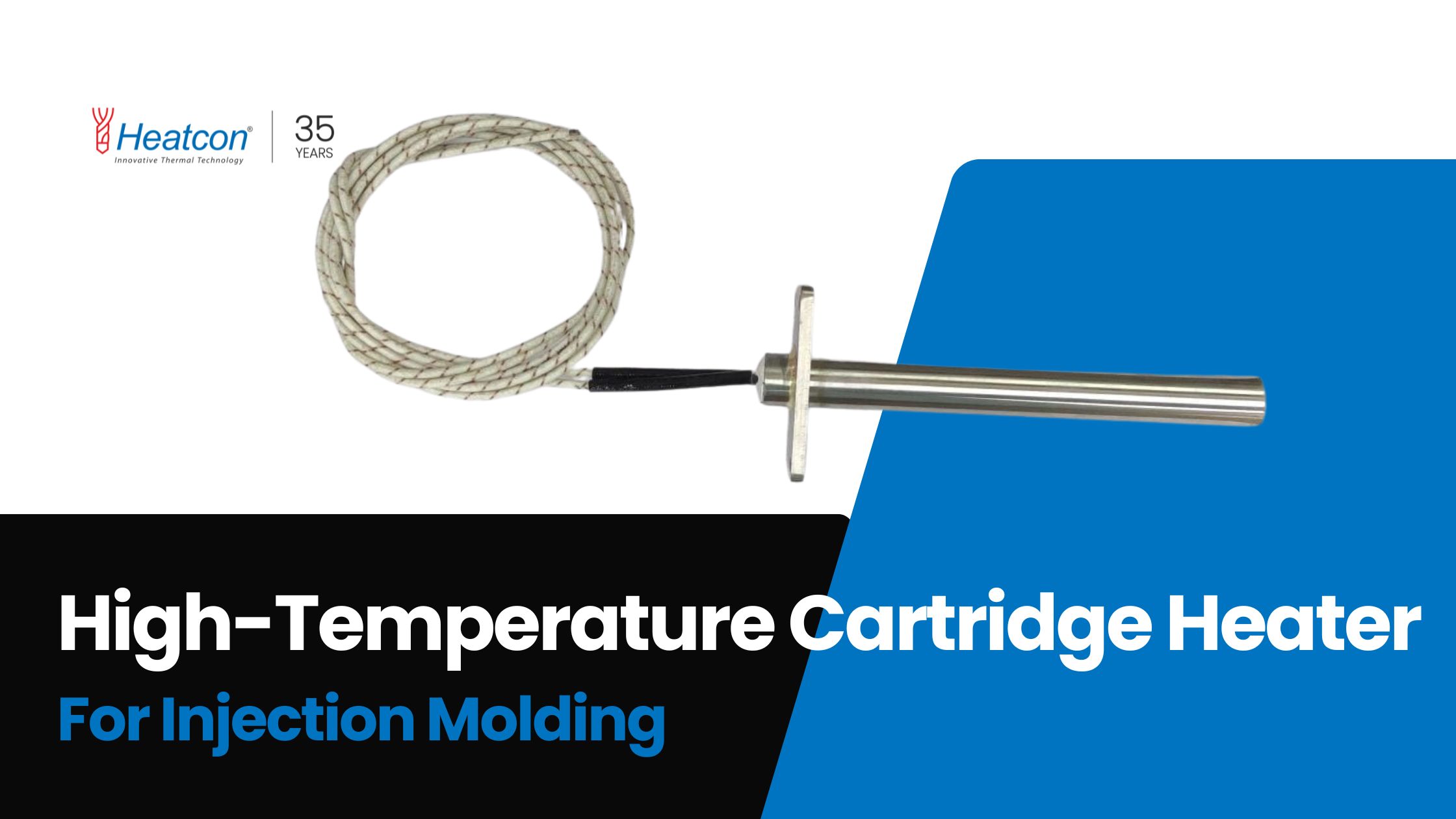 High-Temperature Cartridge Heater for Injection Molding