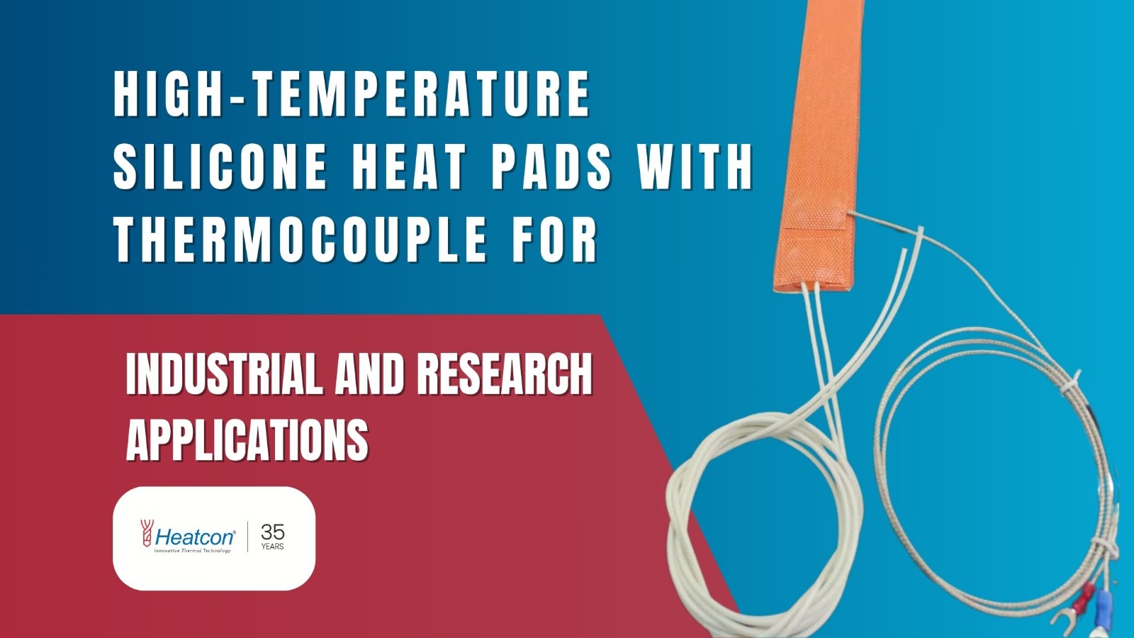 Silicone Heat Pads with Thermocouple