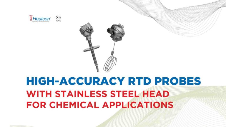 RTD probes with stainless steel head