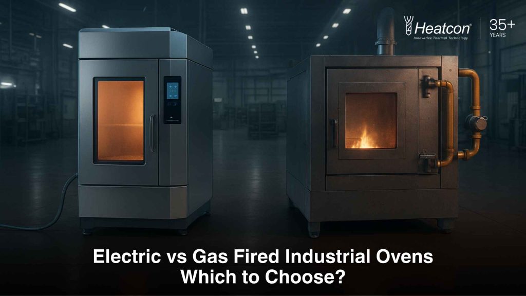 Electric vs gas fired industrial ovens