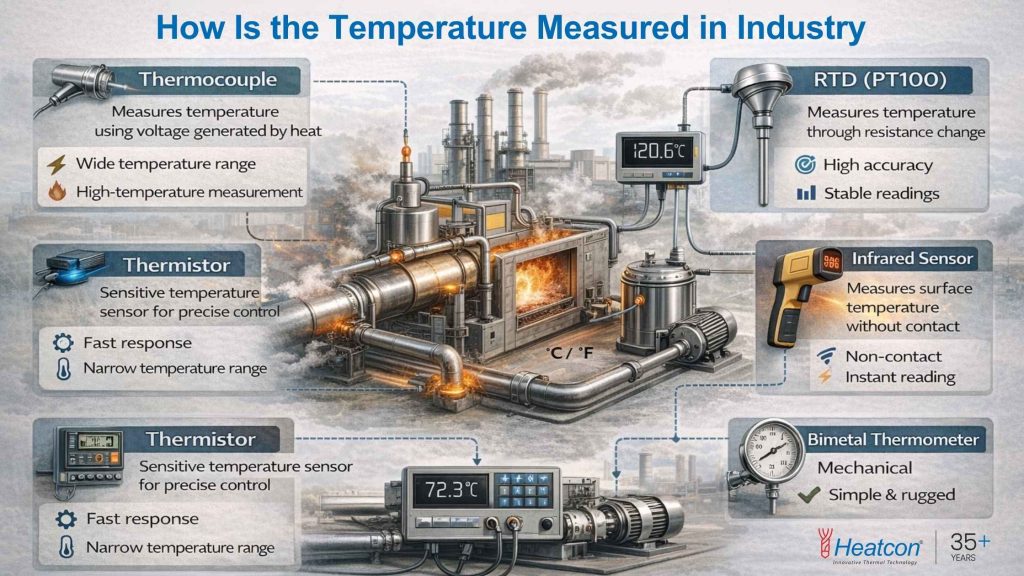 Temperature measured