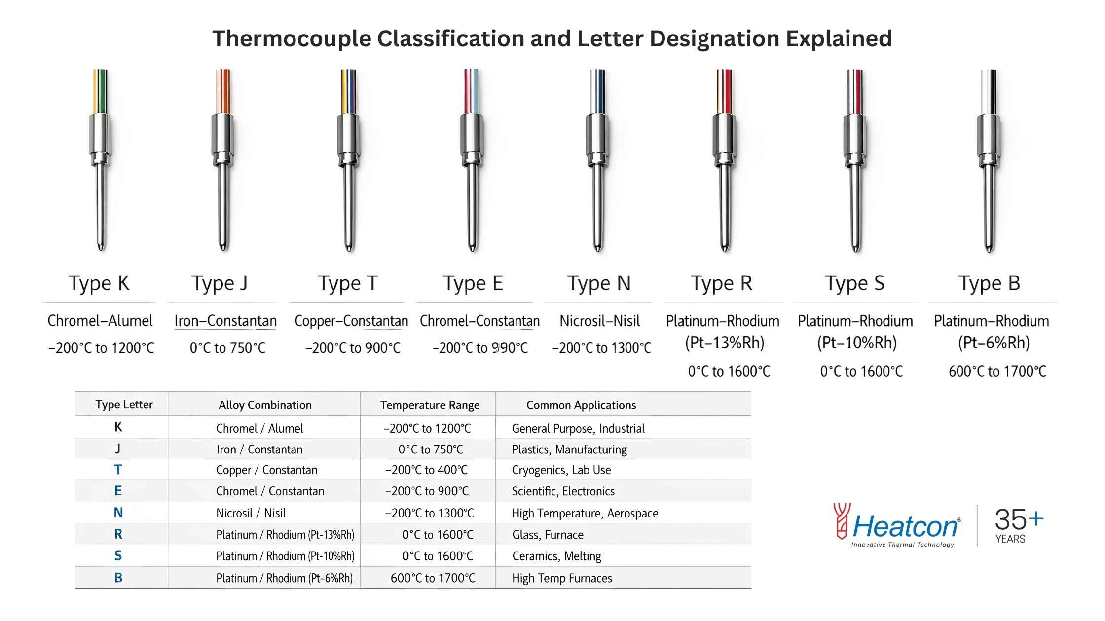 Thermocouple Classification