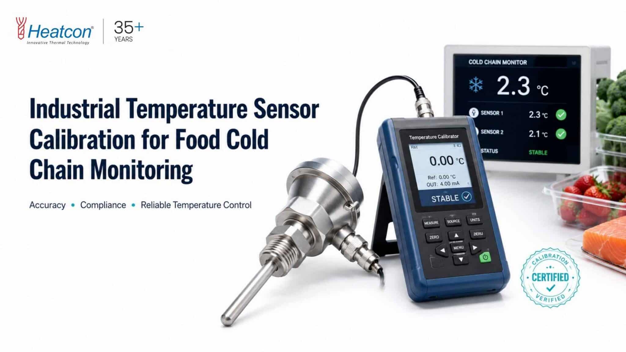 Industrial Temperature Sensor Calibration for Food Cold Chain ...